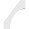 Ekena Millwork 5 1/2-in. W x 18-in. D x 24-in. H Westlake Architectural Grade PVC Knee Brace BRCP055X18X24WTL - alternate 2